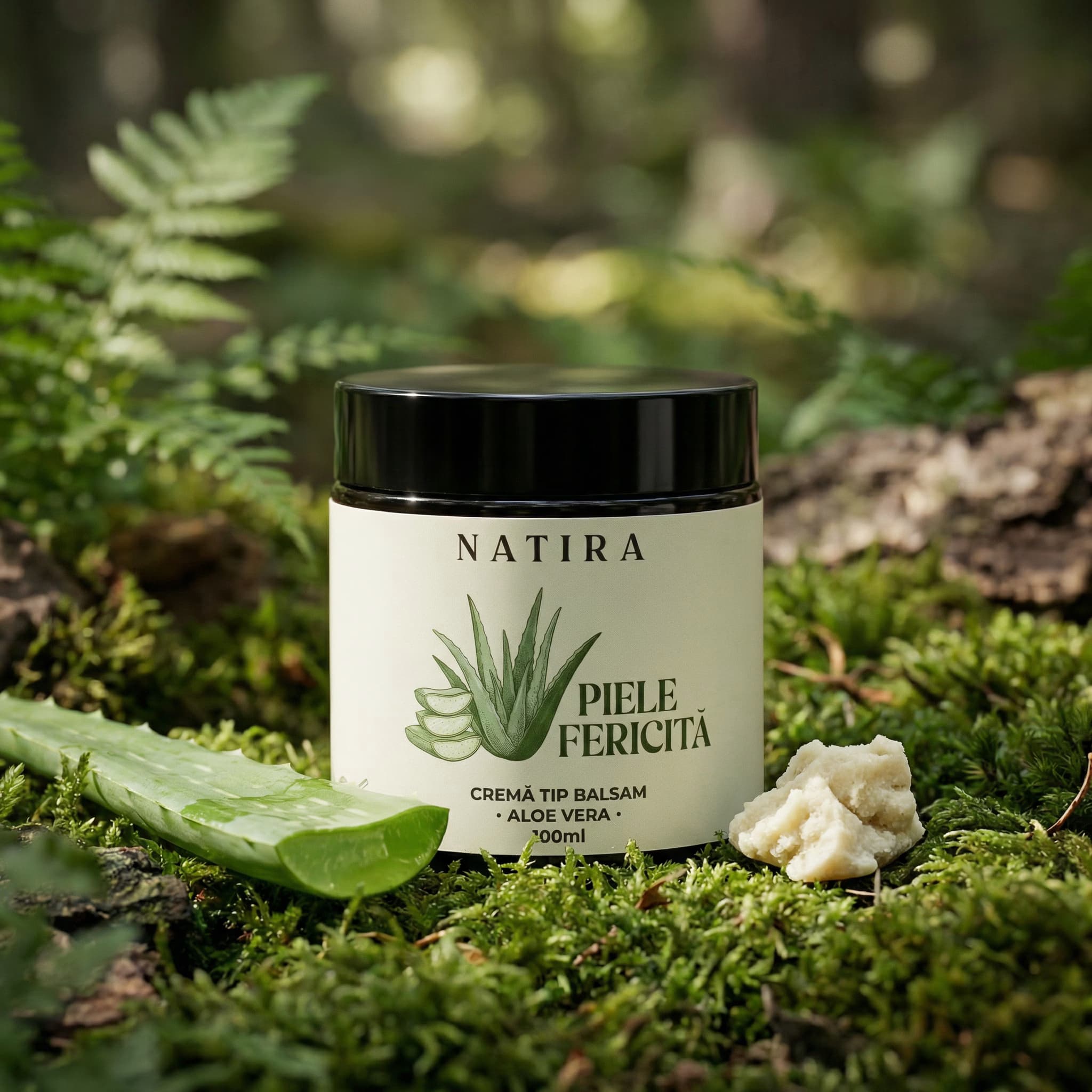 PIELE FERICITĂ – Cremă tip balsam cu Aloe Vera
